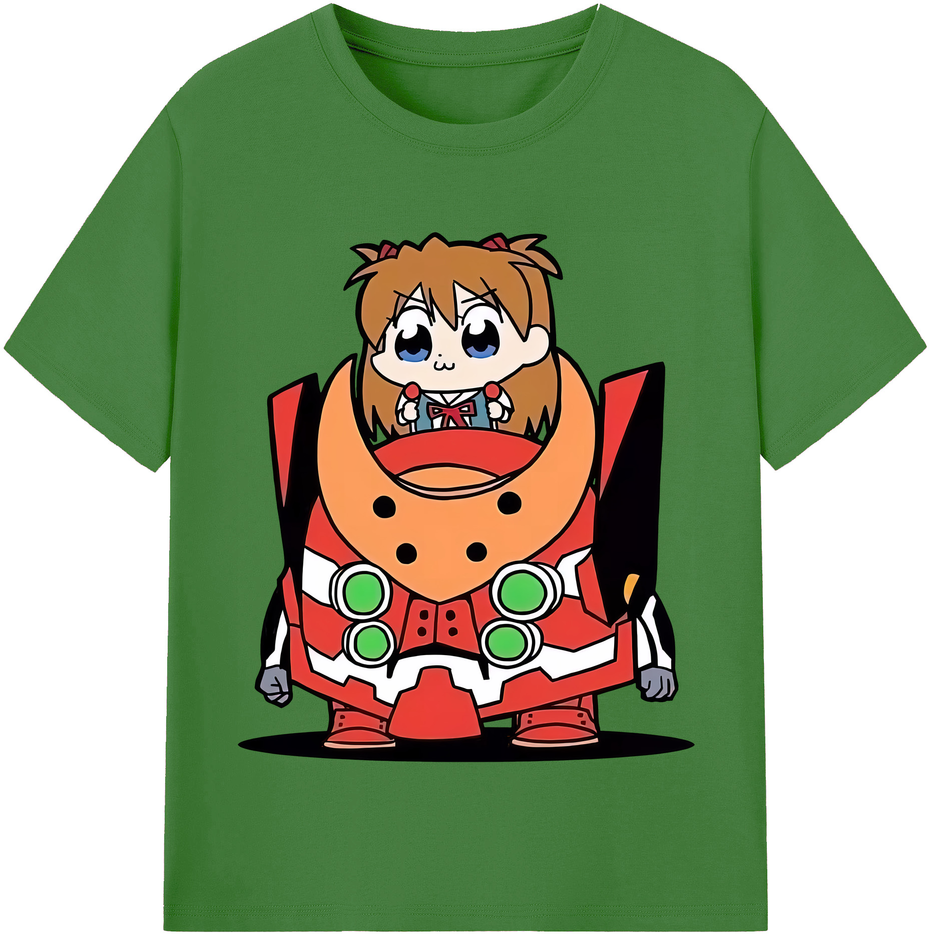（画像用） EVA 新世紀エヴァンゲリオン レディースカジュアルプリントTシャツ（綿100％）